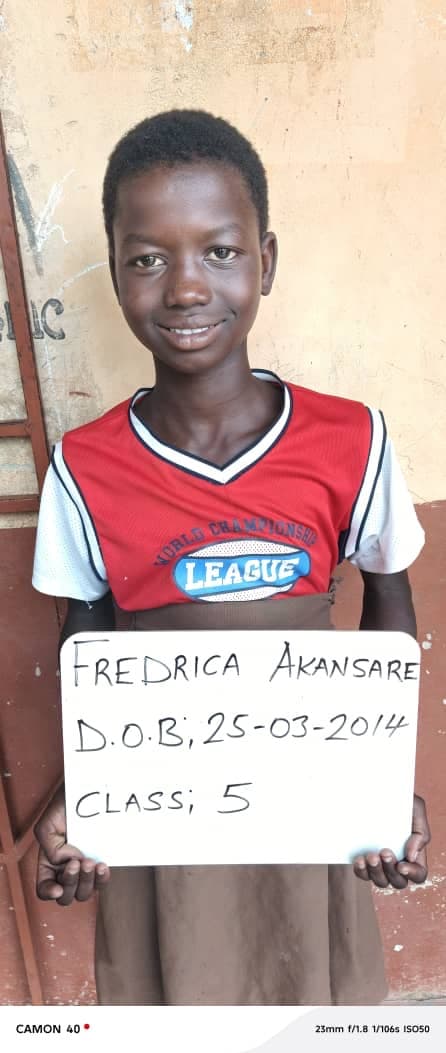 Fredrica, a child in Ghana